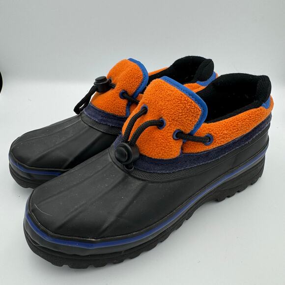 Bass Brazos Vintage Duck Shoes 8M Fleece Slip-on Waterproof Winter Rain Clogs - Picture 2 of 12